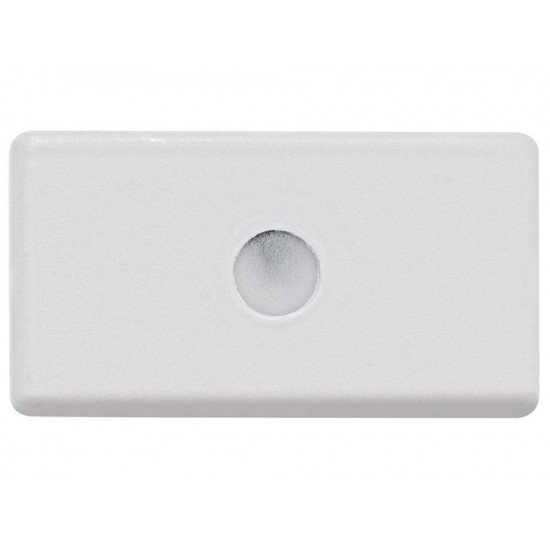 TAMPO 1 FURO 5,5MM EM TERMOPLASTICO LINHA IZY FLAT BRANCO TRAMONTINA