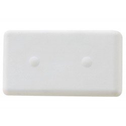 KIT 20 UNI INTERRUPTOR SIMPLES EM TERMOPLASTICO C COMP MET 10A 250V LINHA IZY FLAT BRANCO TRAMONTINA
