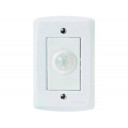 CONJUNTO PLACA 4X2 + DETECTOR DE PRESENCA EM TERMOPLASTICO LINHA LUX2 BRANCO TRAMONTINA BIVOLT