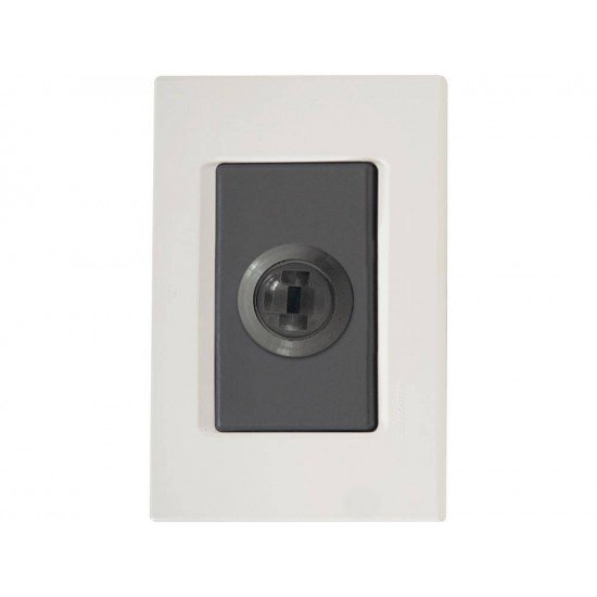 CJ PLACA 4X2 + SENSOR COM FOTOCELULA EM TERMOPLASTICO LINHA IZY FLAT GRAFITE TRAMONTINA BIVOLT