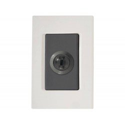 CJ PLACA 4X2 + DETECTOR DE PRESENÇA EM TERMOPLASTICO LINHA IZY FLAT GRAFITE TRAMONTINA BIVOLT