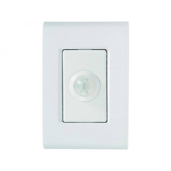 CONJUNTO PLACA 4X2 + SENSOR COM FOTOCELULA EM TERMOPLASTICO LINHA LIZ BRANCO TRAMONTINA BIVOLT