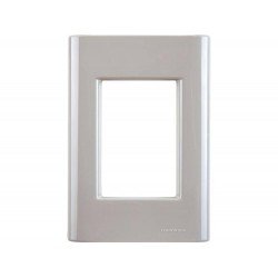 KIT 20 UNI PLACA + SUPORTE 4X2 EM TERMOPLASTICO 3 POSTOS LINHA GIZ FENDI TRAMONTINA