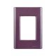 KIT 20 UNI PLACA + SUPORTE 4X2 EM TERMOPLASTICO 3 POSTOS LINHA GIZ PURPURA TRAMONTINA