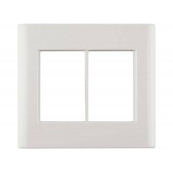 KIT 6 UNI PLACA + SUPORTE 4X4 EM TERMOPLASTICO 6 POSTOS LINHA GIZ PEROLA TRAMONTINA