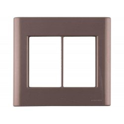 PLACA + SUPORTE 4X4 EM TERMOPLASTICO 6 POSTOS LINHA GIZ CAFE TRAMONTINA