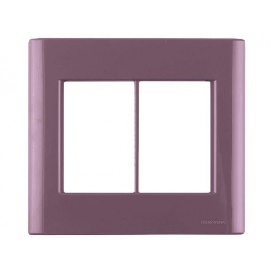 KIT 6 UNI PLACA + SUPORTE 4X4 EM TERMOPLASTICO 6 POSTOS LINHA GIZ PURPURA TRAMONTINA