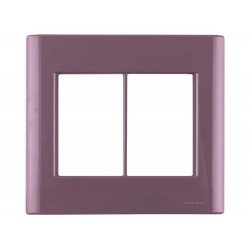 KIT 6 UNI PLACA + SUPORTE 4X4 EM TERMOPLASTICO 6 POSTOS LINHA GIZ PURPURA TRAMONTINA