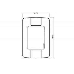 CJ PLACA 4X2 + 1 INTERRUPTOR PARALELO TERMOPL 10A 250V LINHA ARIA BRANCO TRAMONTINA