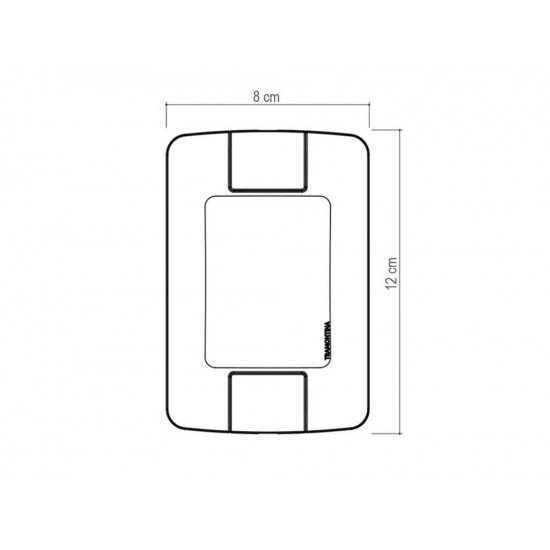 CJ PLACA 4X2 + 1 INTERRUPTOR PARALELO TERMOPL 10A 250V LINHA ARIA BRANCO TRAMONTINA