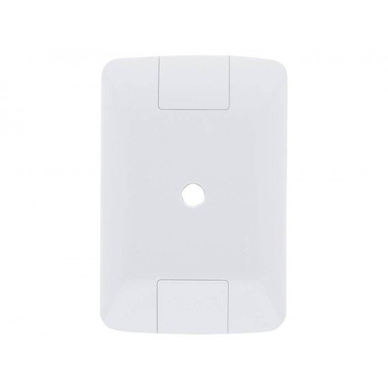 PLACA + TAMPO 4X2 EM TERMOPLASTICO COM 1 FURO 9,5MM LINHA ARIA BRANCA TRAMONTINA