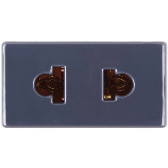 TOMADA UNIVERSAL 2P 10A-15A 250V~ COR GRAFITE TRAMONTINA
