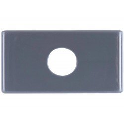 TAMPO 1 FURO 9,5MM EM TERMOPLASTICO SISTEMA MODULAR GRAFITE TRAMONTINA