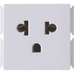 MODULO TOMADA 2PMAIST UNIVERSAL 15 16A 250 V BRANCA - ARIA TRAMONTINA