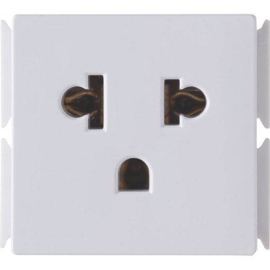 MODULO TOMADA 2PMAIST UNIVERSAL 15 16A 250 V BRANCA - ARIA TRAMONTINA