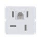 TOMAD PARA TELEFONE 4P+RJ11 TERMOPL C COMPONEN.METALICOS SISTEMA MODULAR BRANCO TRAMONTINA