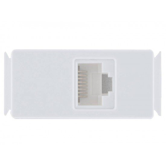 TOMADA PARA TELEFONE RJ11 TERMOPL COMPONEN METALICOS SISTEMA MODULAR BRANCO TRAMONTINA