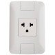 CONJUNTO TOMADA 2PMAIST UNIVERSAL 15 16 A 250 V BRANCO - ARIA TRAMONTINA