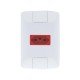 KIT 3 UNI CONJUNTO PLACA 4X2 +1 TOMADA 2P + T VERMELHA TERMOPL 20A 250V LINHA ARIA BRANCO TRAMONTINA