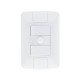 CONJUNTO PLACA 4X2 + VARIADOR DE VENTILADOR EM TERMOPLASTICO LINHA ARIA BRANCO TRAMONTINA BIVOLT