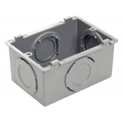 CAIXA MULTIPLA X EM TERMOPLASTICO CINZA ESCURO LINHA PLASTIBOX TRAMONTINA