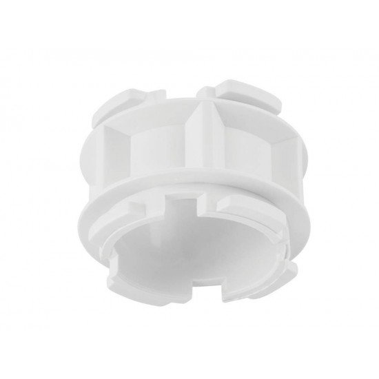 KIT 100 UNI LUVA DE EMENDA DE 1 2 A 1 EM TERMOPLASTICO BRANCO LINHA PLASTIBOX TRAMONTINA