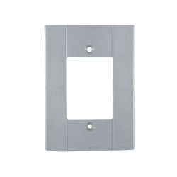 KIT 12 UNI TAMPA 4X2 3 POSTOS JUNTOS EM TERMOPLASTICO CINZA ESCURO LINHA PLASTIBOX TRAMONTINA