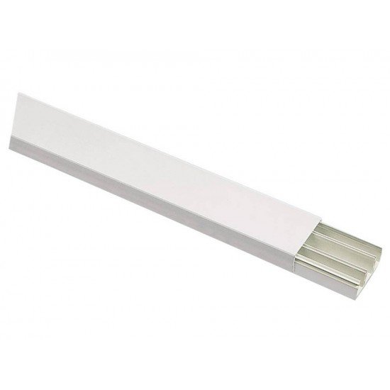 CANALETA 40X20X2000 COM DIVISORIA PRODUZIDA EM TERMOPL STCICO NA COR BRANCA TRAMONTINA