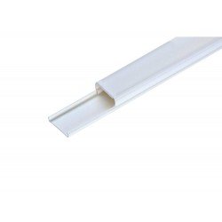 CANALETA 20X10X2000 SEM DIVISORIA PRODUZIDA EM TERMOPL STICO NA COR BRANCA TRAMONTINA