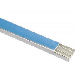 CANALETA 40X20X2000 C DIVISORIA E C FITA PRODUZIDA EM TERMOPL BRANCO C FITA TRAMONTINA