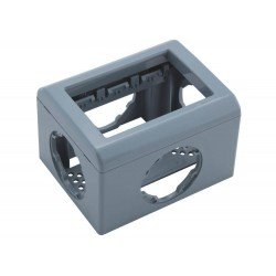 CAIXA X EM TERMOPLASTICO PARA ELETRODUTO E CANALETA NA COR CINZA TRAMONTINA