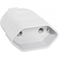 PLUGUE FEMEA 2P 10A 250V~ COR BRANCO TRAMONTINA