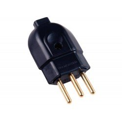 KIT 20 UNI PLUGUE MACHO 2P + T TERMOPLASTICO C COMPONENTES METALICOS 10A 250V PRETO TRAMONTINA