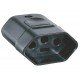 PLUGUE FEMEA 2PMAIST 10A 250V~ COR PRETO TRAMONTINA