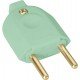 PLUGUE MACHO 2P 10A 250V~ COR VERDE TRAMONTINA
