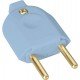 PLUGUE MACHO 2P 10A 250V~ COR AZUL TRAMONTINA
