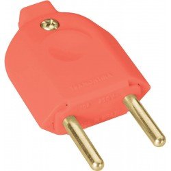 PLUGUE MACHO 2P 10A 250V~ COR VERMELHO TRAMONTINA