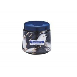 POTE 20 UNI PLUGUE MACHO 2P + T EM TERMOPLASTICO C COMP MET 20A 250V TRAMONTINA