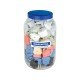 POTE 78 UNI PLUGUE ANGULAR 2P EM TERMOPLASTICO COM COMPONENTES METALICOS 6 CORES EM POTE TRAMONTINA
