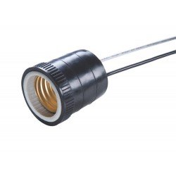 KIT 10 UNI SUPORTE PENDEN CORPO EXT PVC E INTERNO PORCELANA TP C RABICHO 250V 4A BASE E27 TRAMONTINA