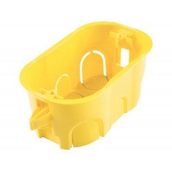 CAIXA DE EMBUTIR MODELO DRYWALL 4X2 EM TERMOPLASTICO AMARELA TRAMONTINA