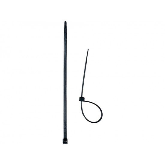 PACOTE COM 100 ABRACADEIRAS EM TERMOPLASTICO 200 X 4,80MM PRETO TRAMONTINA