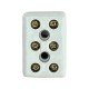 CONECTOR MULTIPLO 6MM2 EM PORCELANA COM COMPONENTES METALICOS TRAMONTINA