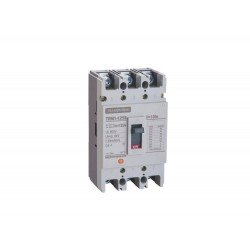 DISJUNTOR CAIXA MOLDADA MODELO TRM1-125S 3 POLOS 80A EM TERMOPLASTICO C COMPON METALICOS TRAMONTINA