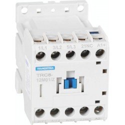 MINICONTATOR TRIPOLAR TRC8-12M01 Z 12A 24VCC 1NF TRAMONTINA