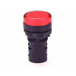 KIT 6 UNI SINALIZADOR SONORO TRD16-22FS AC VERMELHO 220V EM TERMOPLASTICO TRAMONTINA 220V