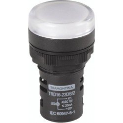 SINALIZADOR TRD16-22DS 2 12 V BRANCO TRAMONTINA