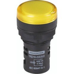 SINALIZADOR TRD16-22DS 2 12 V AMARELO TRAMONTINA
