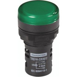 SINALIZADOR TRD16-22DS 2 24 V VERDE TRAMONTINA
