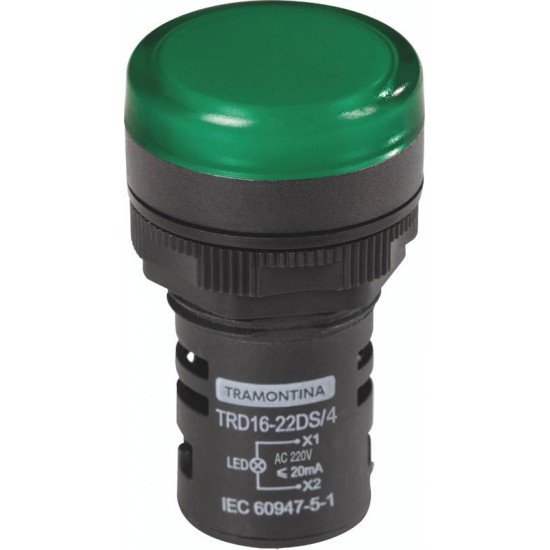 SINALIZADOR TRD16-22DS 4 VERDE TRAMONTINA